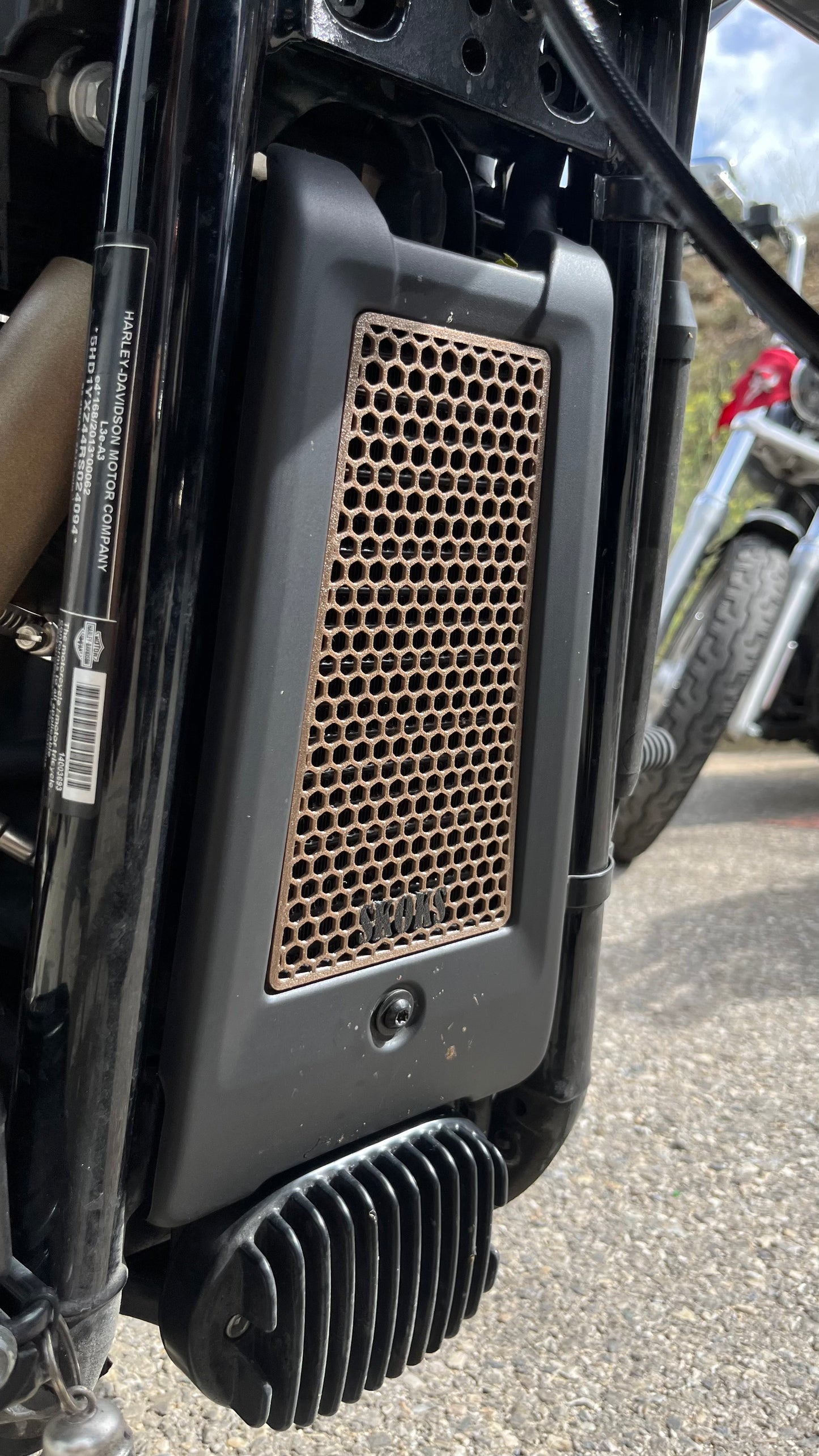 Grille Radiateur Softail M8